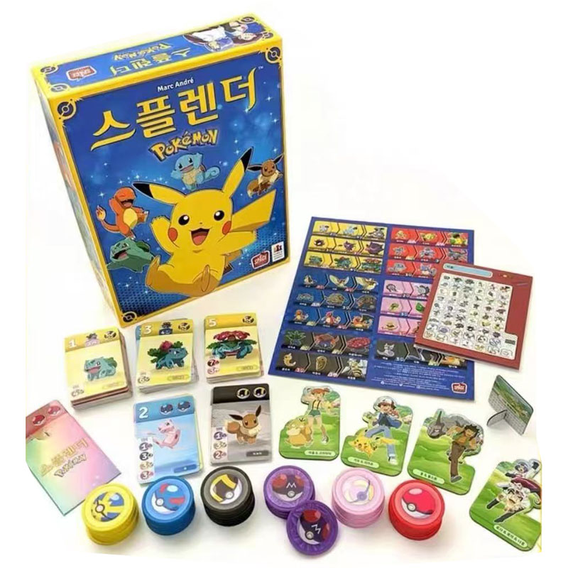Board Game Pokemon - Pokémon Masa Oyunları Dobble Splendor Strateji
