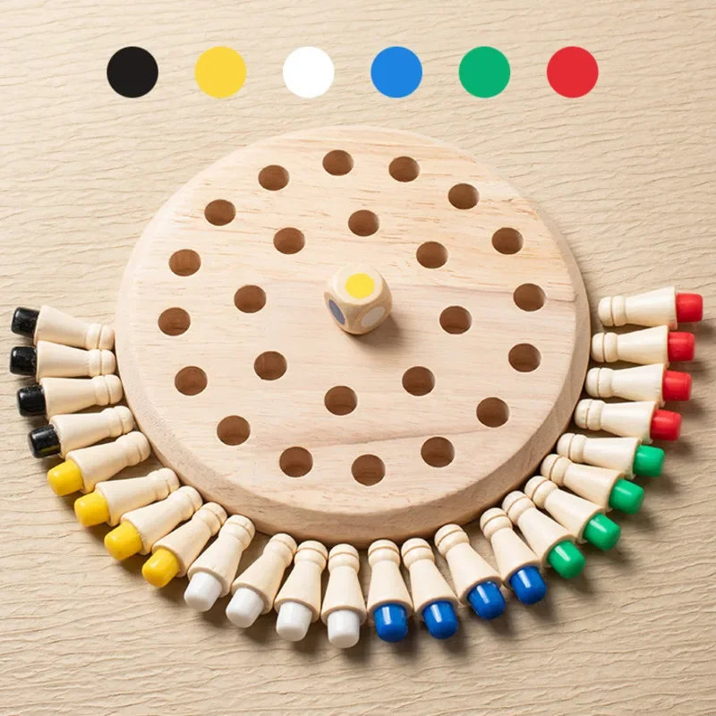 Board Game For 6 Years Old - 1 adet ahşap hafıza kibrit çubuğu