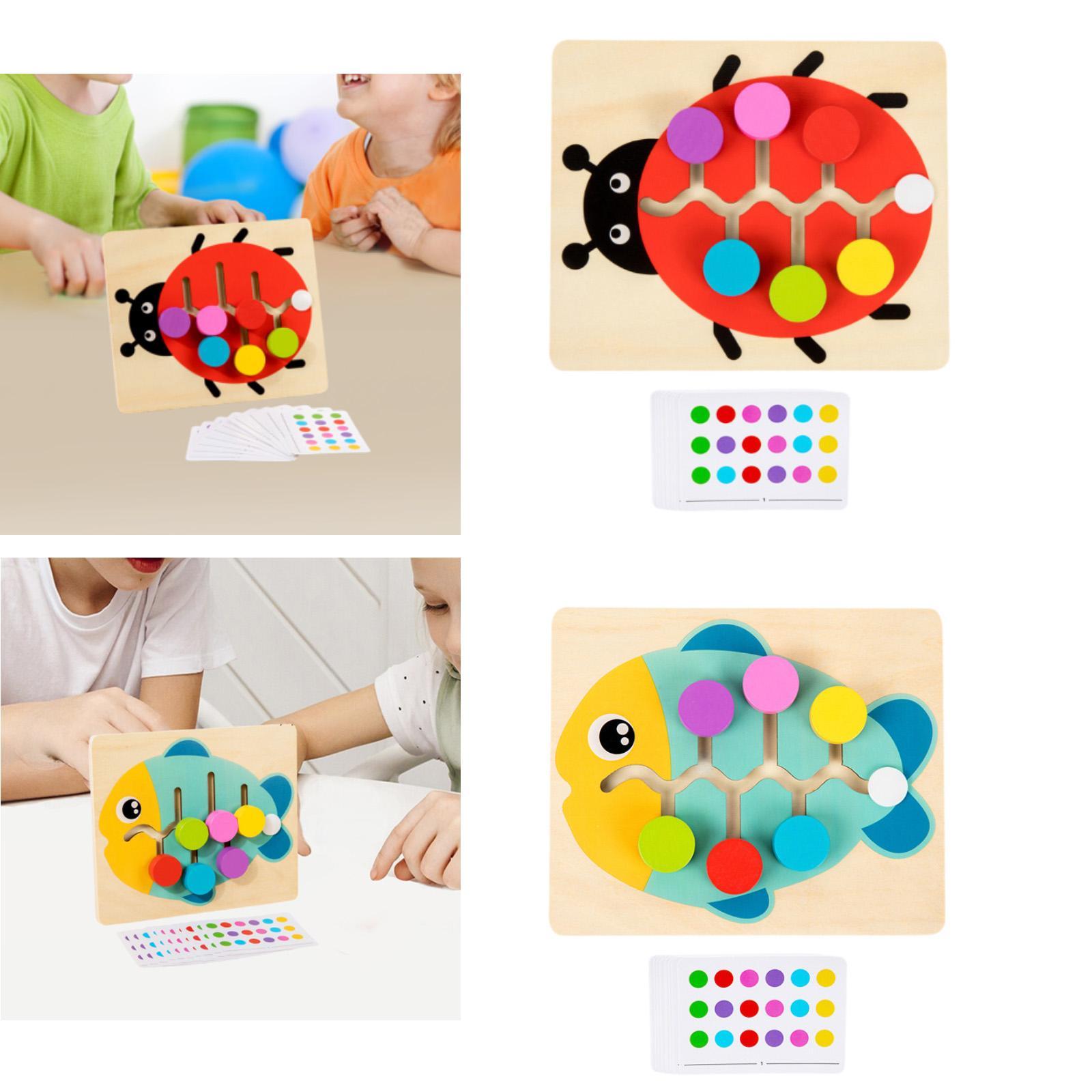 Ahşap Renk Eşleştirme Kaydırma - Board Game For 6 Years Old incelemesi ve fiyatı