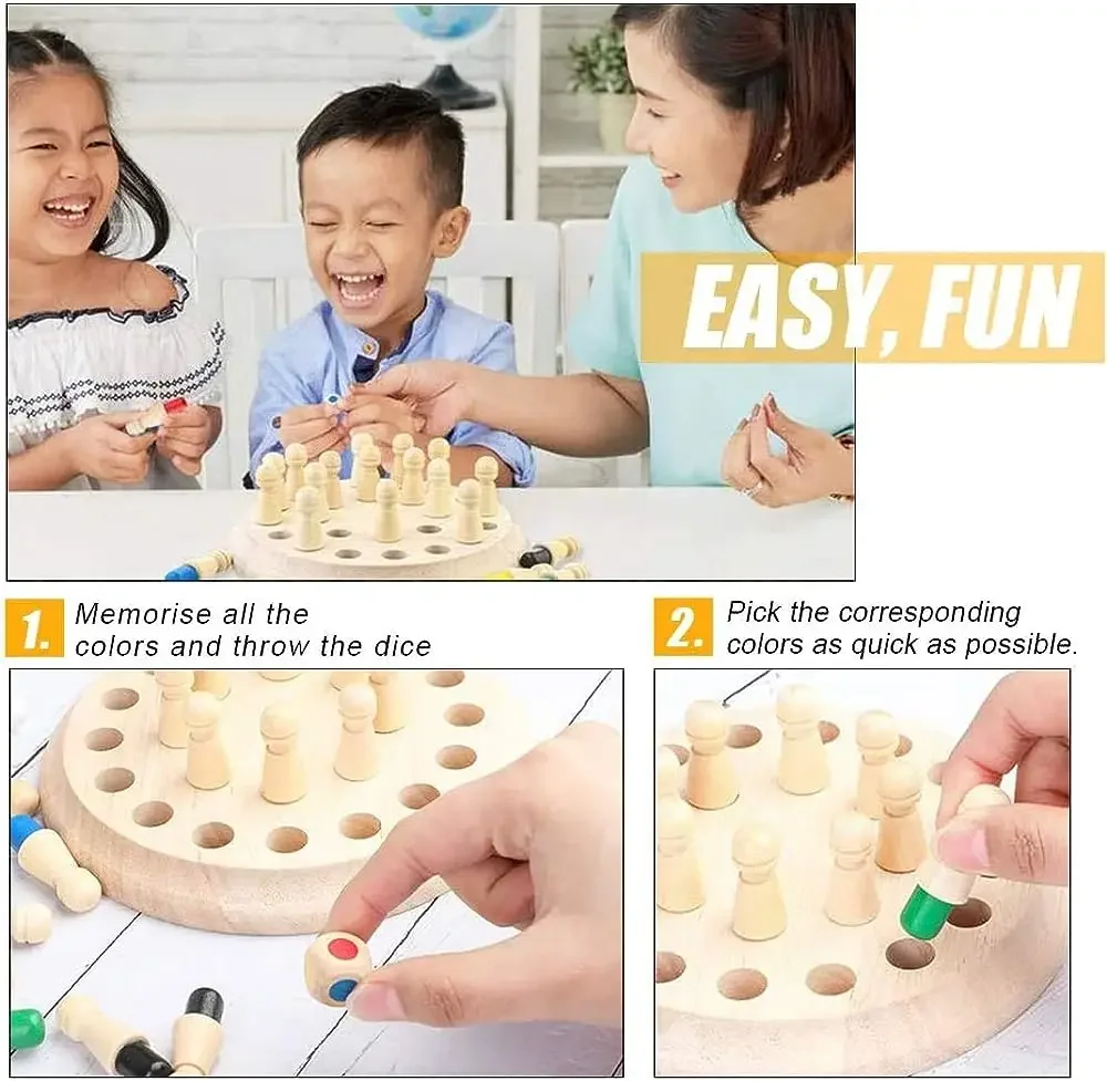 1 adet ahşap hafıza kibrit çub - Board Game For 6 Years Old incelemesi ve fiyatı