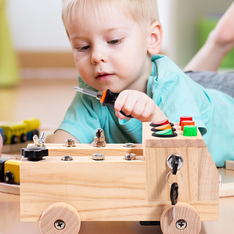 Ahşap Montessori Meşgul Kurulu - Board Game Review incelemesi ve fiyatı